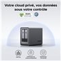 UGREEN NASync DXP2800, NAS de Bureau 2 Baies, processeur Intel N100 quadricœur, 8 Go de RAM DDR5, 2,5 GbE, 2 emplacements M.2 NV