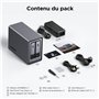UGREEN NASync DXP2800, NAS de Bureau 2 Baies, processeur Intel N100 quadricœur, 8 Go de RAM DDR5, 2,5 GbE, 2 emplacements M.2 NV