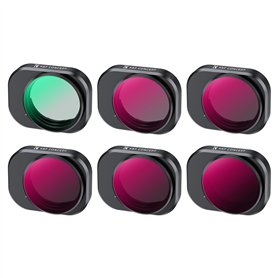 K&F Concept Filtre CPL+ND4&PL+ND8&PL+ND16&PL+ND32&PL+ND64&PL Compatible avec DJI Mini 4 Pro Nano-revêtements Étanche Anti des Ra