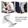 Create idea 2pcs Boutons de Manchette pour Hommes Classique Bouton de Manchette de Chemise pour Hommes Père Marié Vêtements Acce