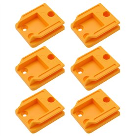Create idea Lot de 6pcs Porte-outils Muraux à Trois Trous en Plastique sans Fil pour Rangement d'outils Support Mural Compatible