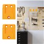 Create idea Lot de 6pcs Porte-outils Muraux à Trois Trous en Plastique sans Fil pour Rangement d'outils Support Mural Compatible