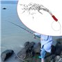 Create idea 10 Pièces d'argent Tinsel Maquereau Plumes Hameçons pour Morue Lieu Jaune Et Pêche en Mer avec Leurres Appâts Access