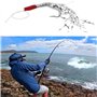 Create idea 10 Pièces d'argent Tinsel Maquereau Plumes Hameçons pour Morue Lieu Jaune Et Pêche en Mer avec Leurres Appâts Access
