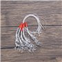 Create idea 10 Pièces d'argent Tinsel Maquereau Plumes Hameçons pour Morue Lieu Jaune Et Pêche en Mer avec Leurres Appâts Access