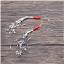 Create idea 10 Pièces d'argent Tinsel Maquereau Plumes Hameçons pour Morue Lieu Jaune Et Pêche en Mer avec Leurres Appâts Access