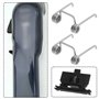 Create idea Lot de 2 Accessoires de Tondeuse à Cheveux Pièces de Réparation Bloc de Guidage Ressort de Remplacement Compatible a