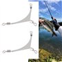 Create idea 35x émerillons de Pêche à 3 Voies en Acier Inoxydable Adaptés à La Pêche en Mer à La Carpe Ou à La Mouche (7 Tailles