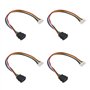 The Lord of the Tools Lot de 4 câbles terminaux étanches USB-C vers 6 broches pour connecter des appareils mobiles