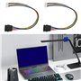 The Lord of the Tools Lot de 4 câbles terminaux étanches USB-C vers 6 broches pour connecter des appareils mobiles, ordinateurs 