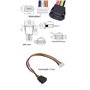 The Lord of the Tools Lot de 4 câbles terminaux étanches USB-C vers 6 broches pour connecter des appareils mobiles, ordinateurs 