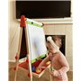 Hape Chevalet Tout-en-un en Bois, Chevalet Récompensé avec Deux Faces, Ajustable en Hauteur avec Rouleau de Papier, Tableau Noir