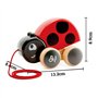 Hape Coccinelle Jouet en Bois Enfant 18 Mois - Jouet à Tirer et Pousser - Motricité, Imagination & Dextérité de l'enfant - Jouet