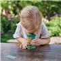 Hape Microscope pour Enfants Scientifique - Microscope Portable en Bambou Adapté aux Enfants de 4 Ans et Plus - Grossissement En