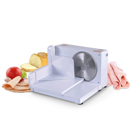 SuperHandy Trancheuse 17cm Portable Professionnel et Pliable électrique AC 230V 50Hz 120 Watt pour: viandes