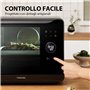 Toshiba MS2-TQ20SE(BK) Four Vapeur 6-en-1, Petit Four à Convection 1500W, Combiné 2250W, Gril, 40 Programmes Automatiques, Facil