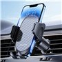 Miracase 2024 Support TéLéPhone Voiture Très Stable 【Crochet MéTallique】 Porte TéLéPhone Portable pour Grille D'aération Voiture