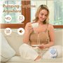 NCVI Tire-Lait Électrique Mains Libres Portable, Double Pompe 300 mmHg avec 4 Modes/9 Niveaux, Tasses 150ml Anti-Fuite et Batter