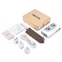 BESTEK 200W Transformateur de Voltage Voyage 110V à 220V avec Adaptateur AUS UK EU USA, avec 2 Prises AC et 4 Ports USB, Convert