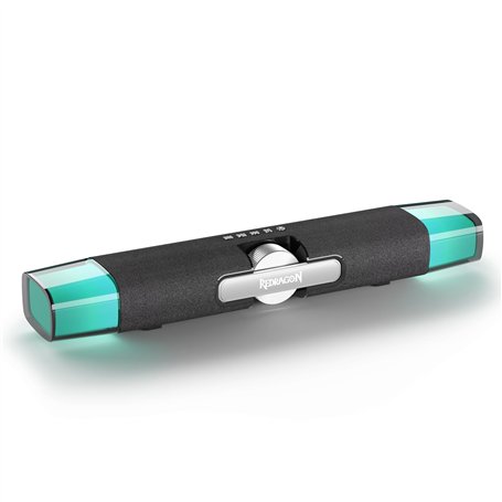 Redragon GS512 Enceinte de bureau sans fil RGB 2.0 PC ordinateur barre de son stéréo avec mode BT 5.0/USB