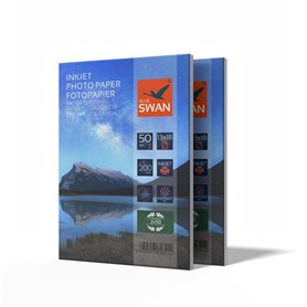 BLUE SWAN Papier Photo Brillant 13x18cm
