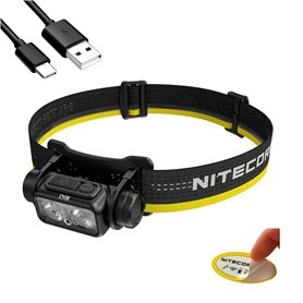 Nitecore NU43 Lampe frontale rechargeable 1400 lumens USB-C lumineuse légère pour le camping