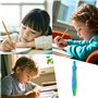 KEYROAD Boîte compas en plastique dans un étui pastel, 1 pièce, multicolore, compas scolaire, boussole en plastique, boîte en pl