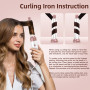 MIEARA Brosse à air chaud 5 en 1 pour sèche-cheveux, ionique négatif haute vitesse, brosse à air chaud pour volumisation, séchag