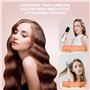 MIEARA Brosse à air chaud 5 en 1 pour sèche-cheveux, ionique négatif haute vitesse, brosse à air chaud pour volumisation, séchag