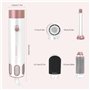 MIEARA Brosse à air chaud 5 en 1 pour sèche-cheveux, ionique négatif haute vitesse, brosse à air chaud pour volumisation, séchag