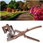 BTWYU Outils de Jardin, truelle de Jardin Outil de Coupe Multifonctionnel en Forme de V adapté aux Grosses Branches Corps entièr