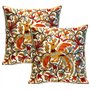 Zuodu - Housse de coussin fabriquée à la main et brodée - Motif bohème - Décoration de la maison