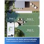 ECOVACS Goat O800 RTK Robot Tondeuse sans Fil périphérique 800 m², RTK+Vision Améliorée par Lidar, Cartographie Automatique, Pas