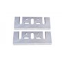 FOXBC Lames de raboteuse en carbure TCT de 3-1/4 pouces 82 mm de remplacement pour Makita N1900B, KP0810, XPK01, DeWalt D26676, 
