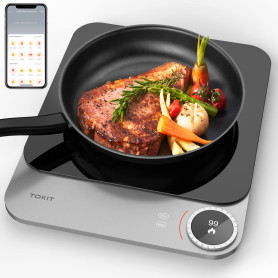 TOKIT Plaque de Cuisson à Induction Portable - Electrique Ultra-fin