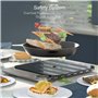TOKIT Plaque de Cuisson à Induction Portable - Electrique Ultra-fin, 99 Niveaux de Puissance 2100 W, Xiaomi Home App Contrôle Ma