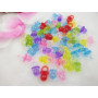 CHSYOO 100 x Mini Set de Sucette de Deco, Confetti Table Décoration Confetti Streudeko Giveaway Cadeau pour Baptême Babyshower B