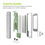 AUVON TENS electrostimulation appareil, un stimulateur musculaire anti-douleur rechargeable, avec 24 programmes d'entraînement, 