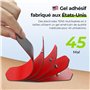 AUVON TENS electrostimulation appareil avec sac en EVA, Électrostimulateur musculaire rechargeable contre la douleur avec 24 pro