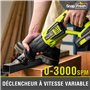 SnapFresh Scie Sabre Sans Fil –Scie Recipro Alternative 20V Scie Egoîne Boucher électrique pour coupe du bois, métal, plastique,