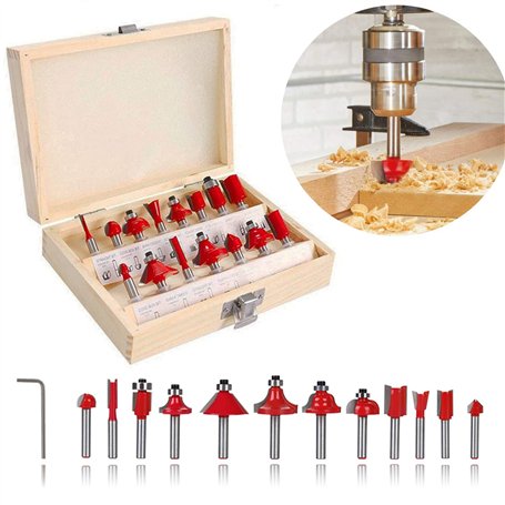 Kit de Fraises à Araser Fraises defonceuse 6