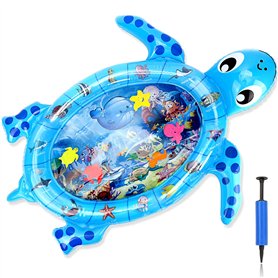 Forme de Tortue Tapis d'Eau Gonflable pour Bébé