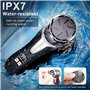 Rapeuse Pieds Electrique,Vxdoirk Râpe Electrique Pieds Professionnel Rechargeable IPX7 Etanche,Rappe Pieds Pédicure Electrique 2