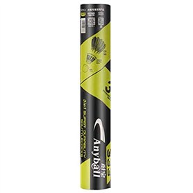 333 Anyball Lot de 12 navettes de badminton hybride 3 en 1 Speed 77