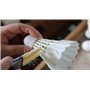 333 Anyball Lot de 12 navettes de badminton hybride 3 en 1 Speed 77
