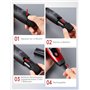 GHB Tondeuse Cheveux Hommes Tondeuses à Cheveux Professionnel Sans Fil Rechargeable avec 7 Peignes et 2 Batteries au Lithium pou