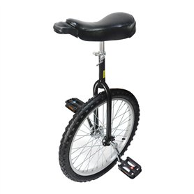 MYOYAY Monocycle 20" - Entraînement d'équilibre - Réglable en hauteur - Pour enfants et adultes - Unisexe - Avec béquille monocy