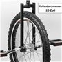 MYOYAY Monocycle 20" - Entraînement d'équilibre - Réglable en hauteur - Pour enfants et adultes - Unisexe - Avec béquille monocy