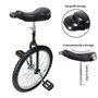 MYOYAY Monocycle 20" - Entraînement d'équilibre - Réglable en hauteur - Pour enfants et adultes - Unisexe - Avec béquille monocy