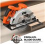 Profondeur de Coupe Max: 62 mm (90°) et 48 mm (45°)